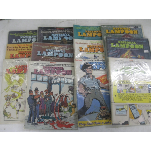 1973 COMPLETE SET NATIONAL LAMPOON MAGAZINES
