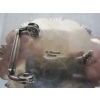 Image 2 : STAMPED STERLING SILVER NAVAJO BELT BUCKLE, SIGNED R. BURNETT, W/BLUE STONE
