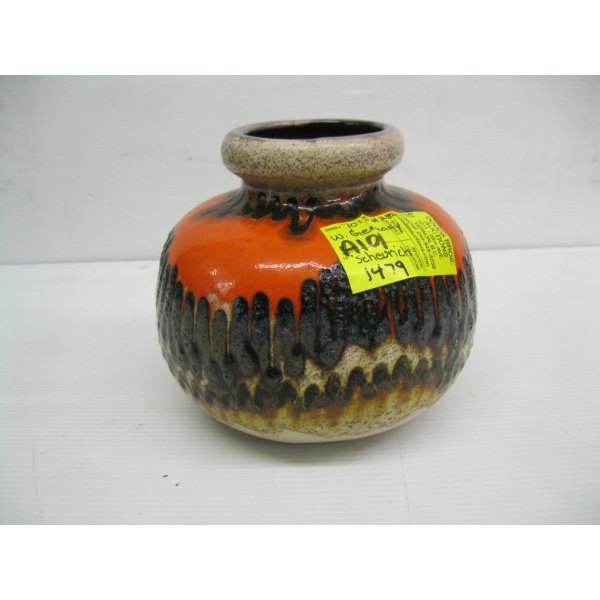WEST GERMAN MCM SCHEURICH POTTERY VASE