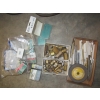 Image 2 : BIN OF MISC. - CARBON BRUSHES, GRINDSTONE, WELDING ACCESS. ETC.
