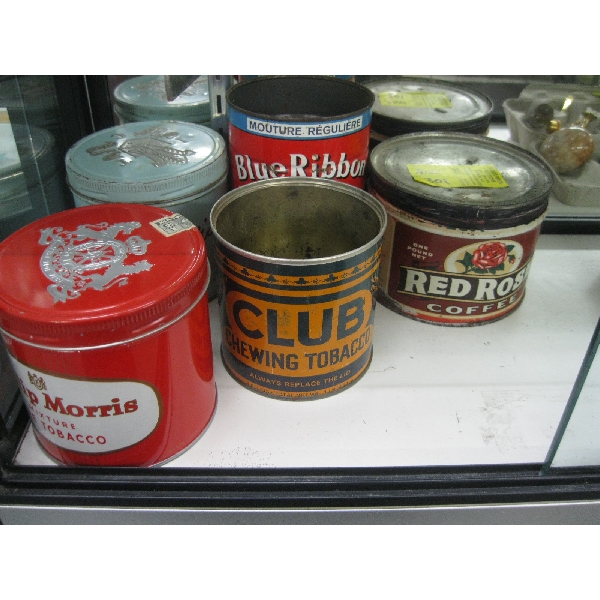 5 COLLECTOR TINS