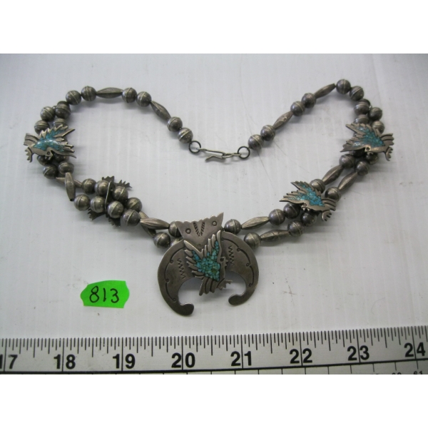CHILD'S SQUASH BLOSSOM NECKLACE