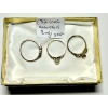 Image 1 : 3 - 10KT RINGS, 3.8G