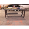 Image 1 : 4X8 HEAVY DUTY WELDING TABLE ON CASTORS