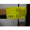 Image 3 : METAL & WOOD SHELF UNIT - CHIP ON ONE SHELF