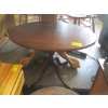 Image 1 : OVAL TOP DUNCAN PHYFE BASED SINGLE PEDESTAL OCCASIONAL TABLE