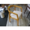 Image 2 : LIGHT UPHOLSTERED WOOD FRAMED DINING CHAIR