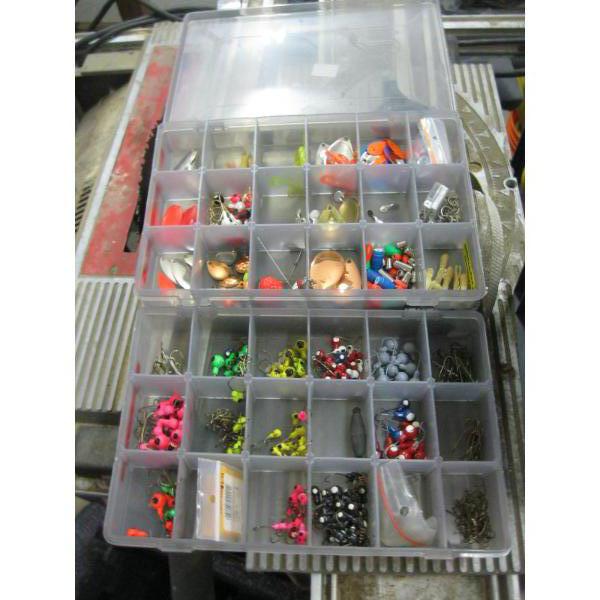 PLANO BOX W/ASST. FISHING TACKLE