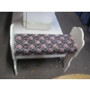 Image 2 : COFFEE TABLE, END TABLE, PADDED BENCH & WHITE PEDESTAL