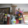 Image 1 : 2 VASES, DECORATIVE LIGHT & LG. BOTTLE