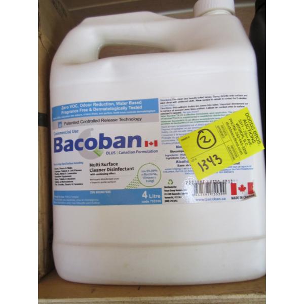 2 CONTAINERS OF BACABAN MULTI SURFACE CLEANER/DISINFECTANT