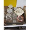 Image 3 : 3 BOXES OF MISC. WINEGLASSES, CANNISTERS, ETC.