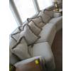 Image 2 : LG. CURVED SOFA W/PILLOWS