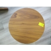 Image 2 : ROUND WOOD TOP METAL BASE OCCASIONAL TABLE
