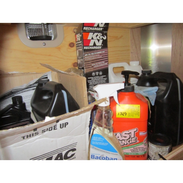MISC. CLEANERS, OIL, COMPRESSOR, SERVICE KIT, ETC.