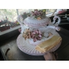 Image 3 : CERAMIC SERVING POT W/LG. PLATE