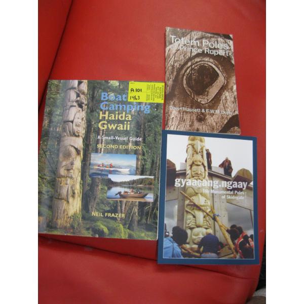 3 BOOKS ON HAIDA GWAII & TOTEM POLES