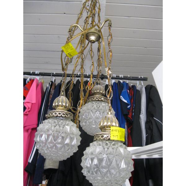 VINTAGE HANGING LIGHT FIXTURE