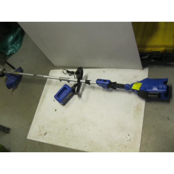 COBALT 40V CORDLESS WEED TRIMMER W/CHARGER - NO BATTERIES