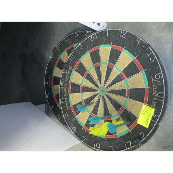 2 DARTBOARDS W/DARTS