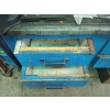 Image 2 : LG. METAL TOP WORK BENCH - APPROX. 6' - W/DRAWERS - NOT THE VISE