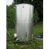 Image 4 : STAINLESS STEEL TANK BY TUSCANA INOX - APPROX. 6.5'X42" APPROX 2000L W/LID