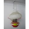 Image 1 : WALL MOUNT CABOOSE OIL LANTERN W/SHADE & WALL MOUNT HOLDER
