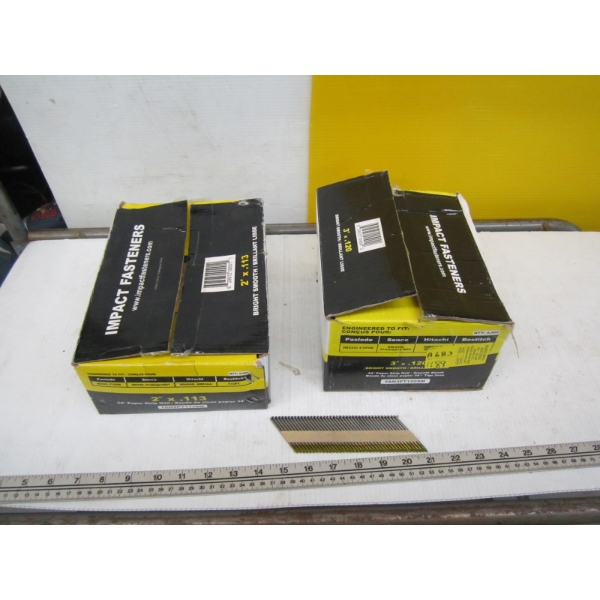 2 BOXES OF 3" STRIP NAILS