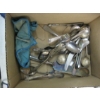 Image 5 : 2 BOXES OF ASST. SILVER CUTLERY & MISC.