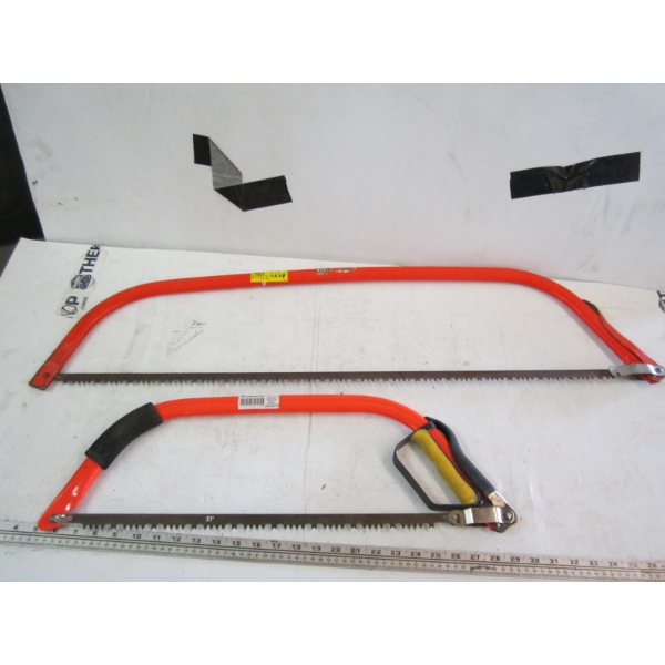 2 DIFFERENT SIZE BOW SAWS