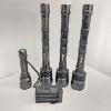 Image 2 : 4 - LED FLASHLIGHTS W/ONE BATTERY CHARGER
