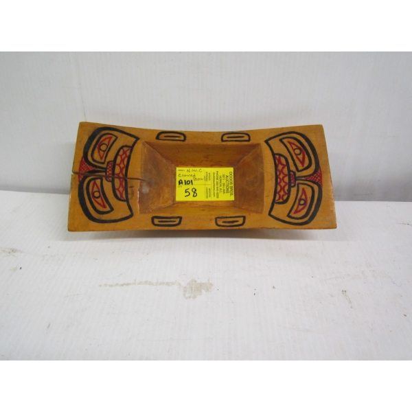 N.W.C. CARVED BOWL