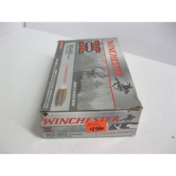 WINCHESTER 30-40 KRAG 180GR|1X20 CENTERFIRE CARTRIDGES