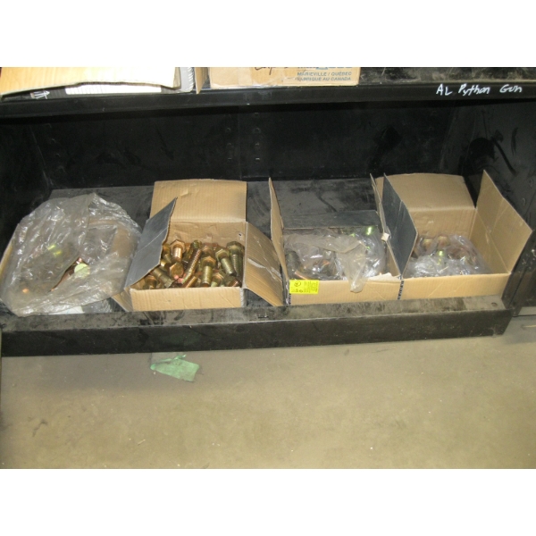 4 BOXES OF ASST. 1" BOLTS - VARIOUS SIZES