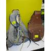 Image 1 : PAIR OF LEATHER SADDLEBAGS & A CANVAS BACKPACK