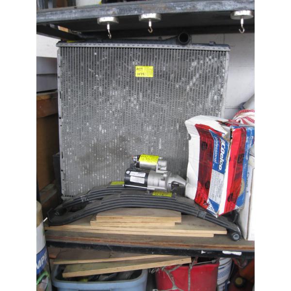 RADIATOR, SHOCKS, GM AC DELCO STARTER