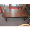 Image 1 : HEAVY WOODEN SOLID WOOD COFFEE TABLE