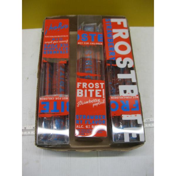 3 BOXES OF FROSTBITE STRAWBERRY WINE FREEZIES