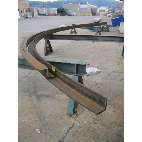 4 LG. CURVED ANGLE IRON PIECES
