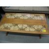 Image 1 : TEAK & TILE TOP MCM COFFEE TABLE