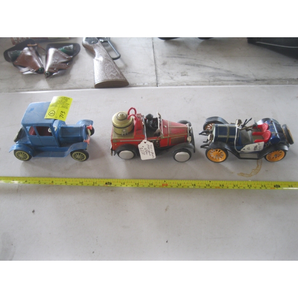 3 TIN CARS
