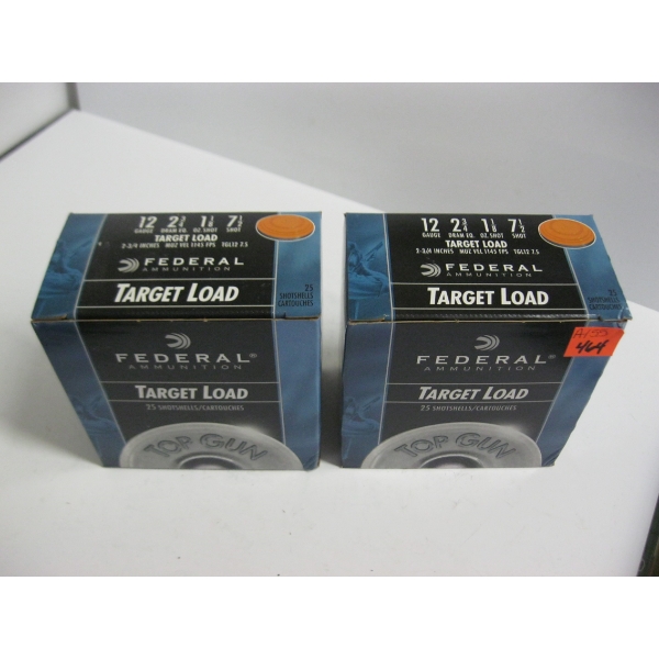 FEDERAL 12GA TARGET LOAD|2X25 SHOTSHELLS