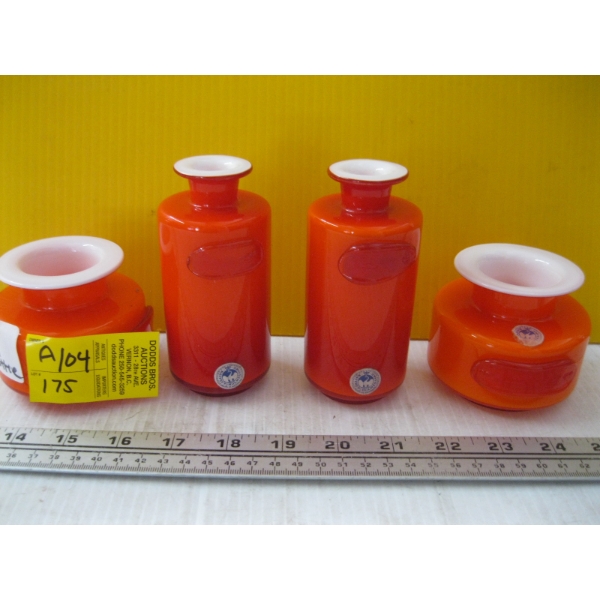 4 MCM MICHAEL VANG HOME GUARD CARNABY SPICE BOTTLES