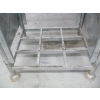 Image 2 : 2 METAL STACKING RACKS W/2 SIDE PANELS