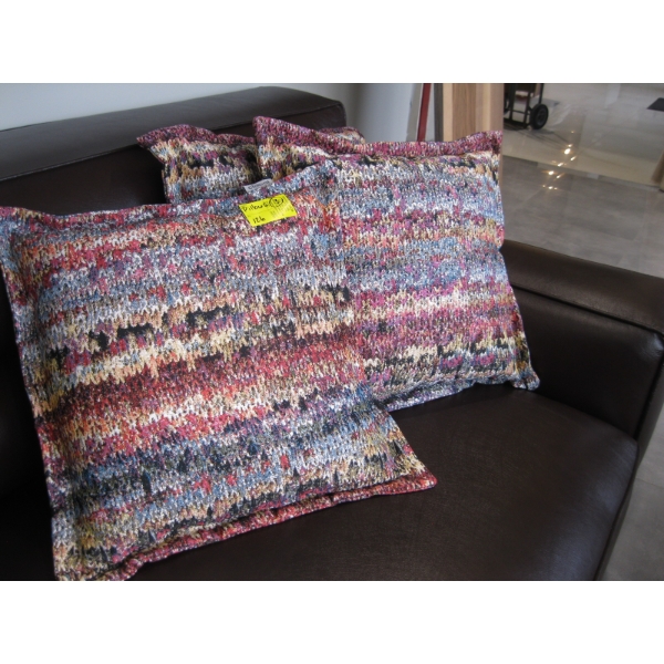 3 COLORFUL PILLOWS
