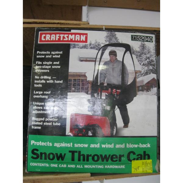 CRAFTSMAN SNOW THROWER CAB