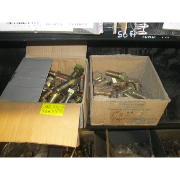 2 BOXES OF 1" BOLTS - 1 IS 3" AND 1 IS 2"