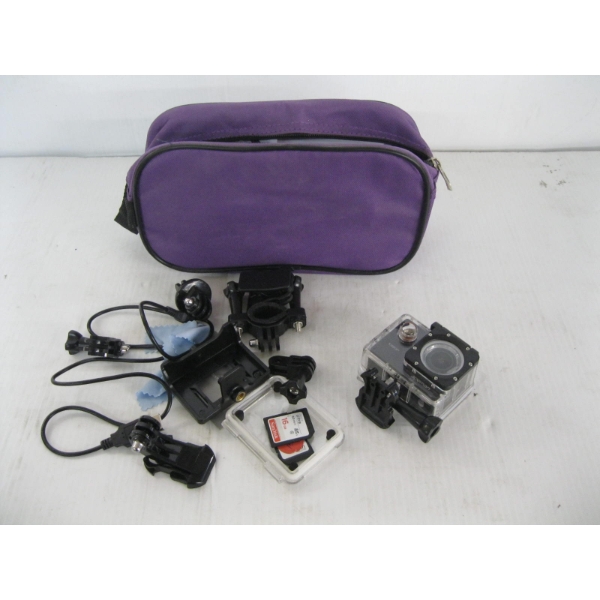 GOPRO LIKE CAMERA W/ACCESS.