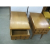 Image 3 : 2 MAPLE 2 DRAWER END TABLES