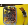 Image 3 : PLASTIC BIN OF MISC. ANGLE GRINDER, EXTENSION CORDS, ETC.